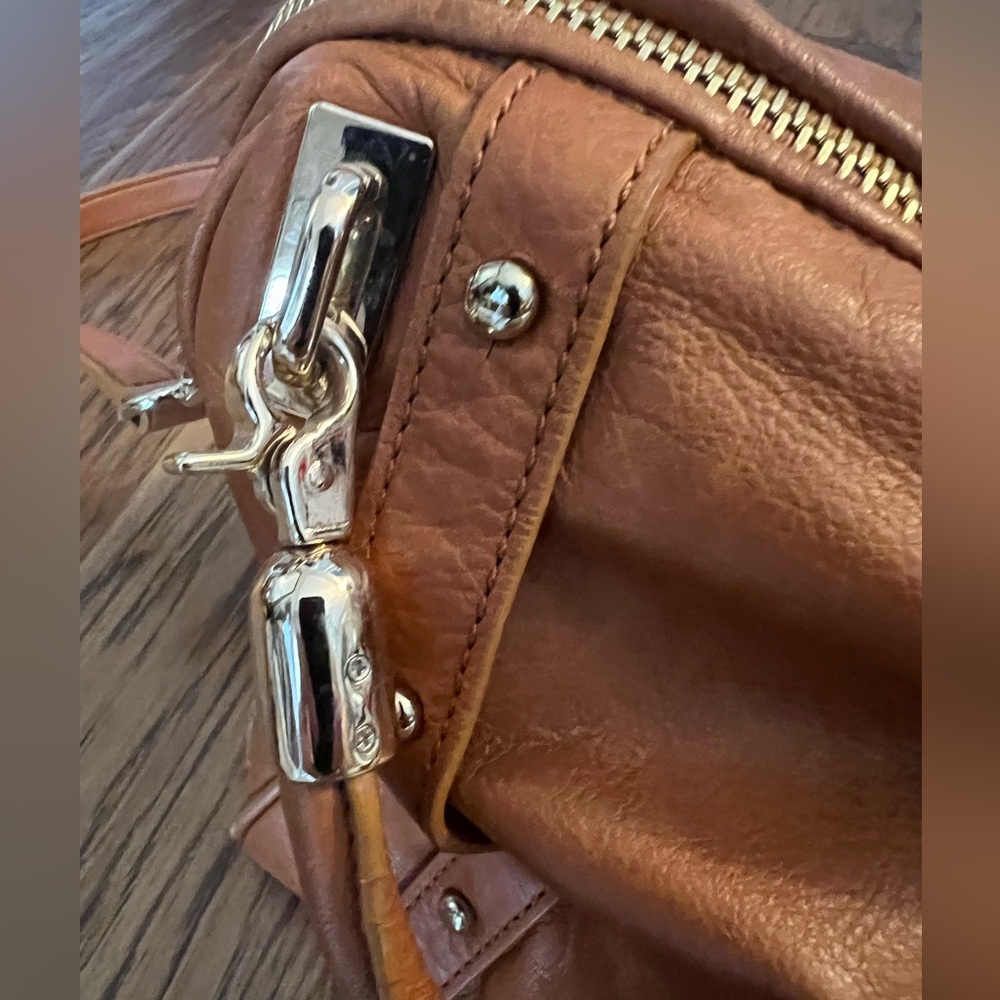 Rebecca Minkoff cupid satchel tan bag - Picture 6 of 16